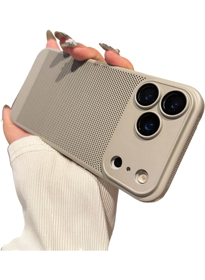 MORTICO iPhone 17 Pro Case -Heat Dissipation Phone Case, Breathable Hollow Cellular Hole Heat Dissipation Case - Image 1
