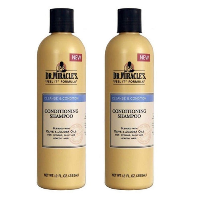 Dr. Miracle's شامبو د. ميركلز للتنظيف والترطيب 12 أونصة (عبوتان) - Image 2