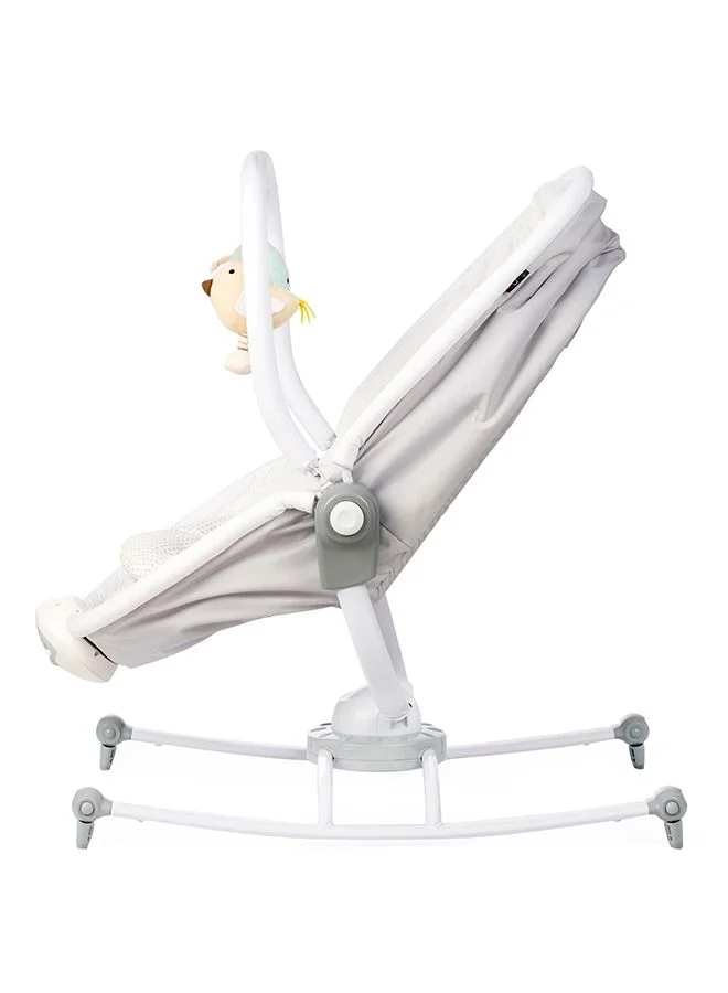 Jikel 2-in-1 Rella Rocker With Napper And Bassinet - Grey