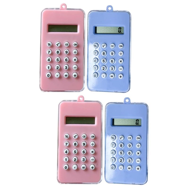 4 Pcs Mini Maze Calculator for School Office Kids Random Color - Image 2