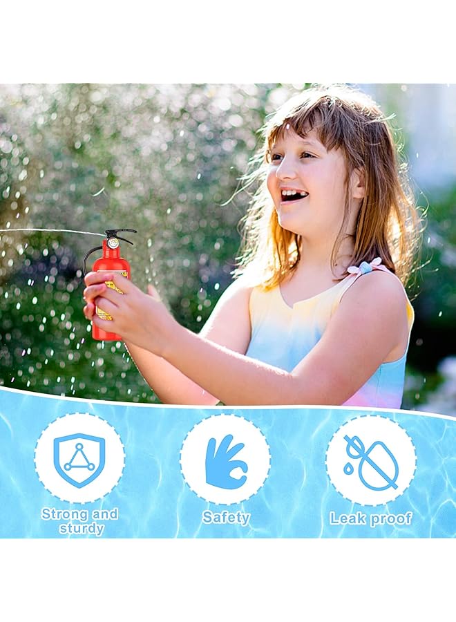 إكسفور عبوة من 12 لعبة طفاية حريق صغيرة، مسدس رش مياه للأطفال والمراهقين والبالغين، ألعاب صيفية خارجية، هدايا حفلات أعياد الميلاد وحمام السباحة (4.2 بوصة) - Image 4