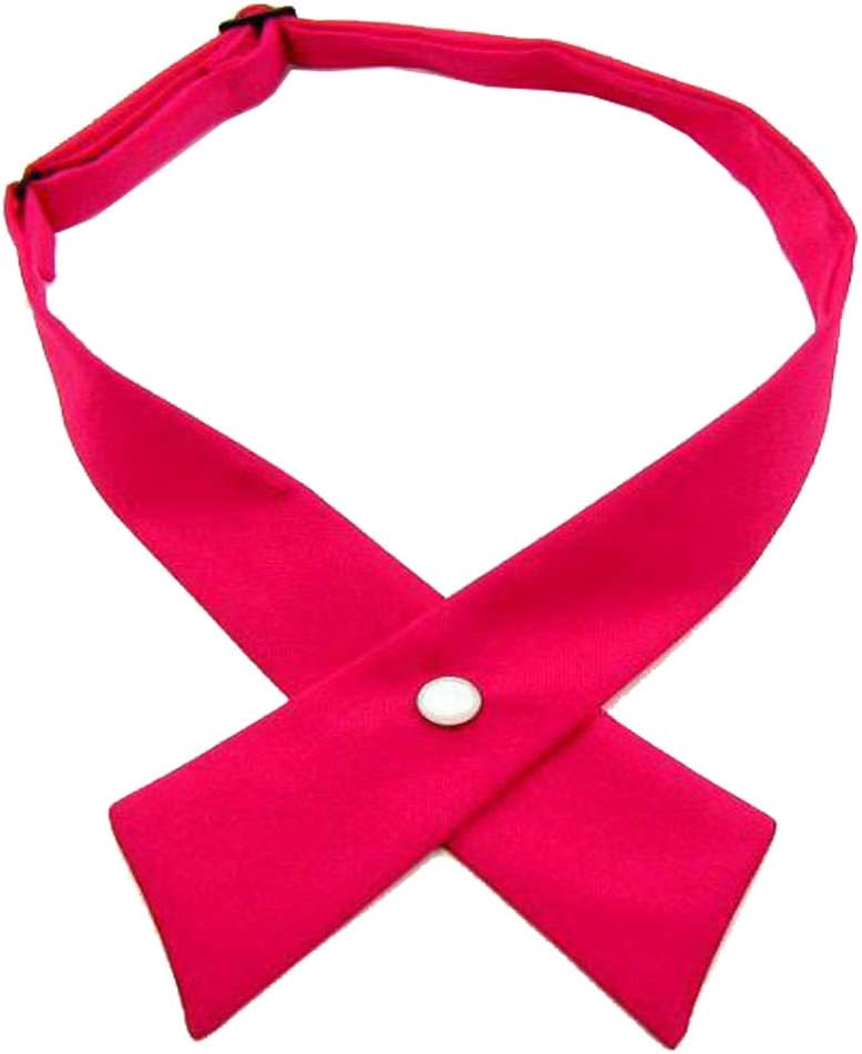 Patiky Tie for Men Women Adjustable Criss-Cross Bowtie School Uniform Pre Tied Bows for Girls Neck Tie Accessories PTK03 - Image 1