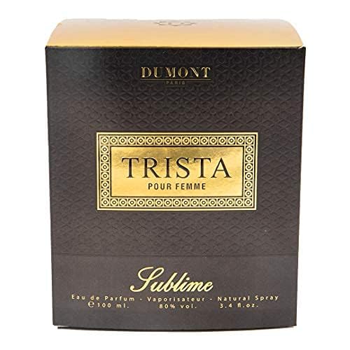 Dumont TRISTA SUBLIME POUR FEMME - 3.4oz - Perfume for Women - Floral, Feminine, Woody, Musk & Romantic Scent - Long Lasting Cologne Mist & Body Spray - for Her - Image 4