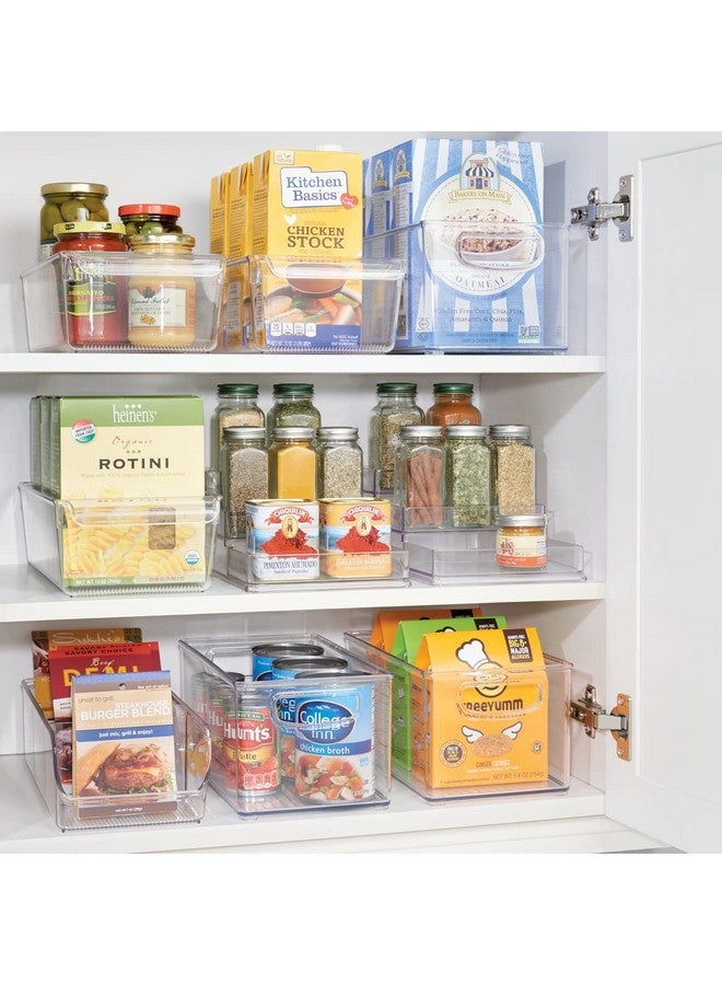 InterDesign iDesign Linus Plastic Fridge and Freezer Storage Organizer Bin with Handle, Clear Container for Food, Drinks, Produce Organization, BPA-Free , 11.5" x 6" x 3.5", Clear - Image 3