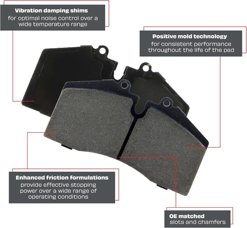 StopTech 309.10950 Street Performance Rear Brake Pad - Image 4
