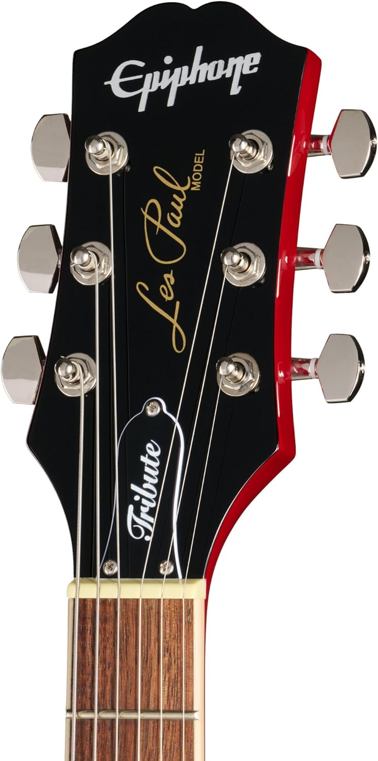 Epiphone Inspired By Gibson Les Paul Tribute Plus Electric Guitar, Heritage Cherry Sunburst - Image 5