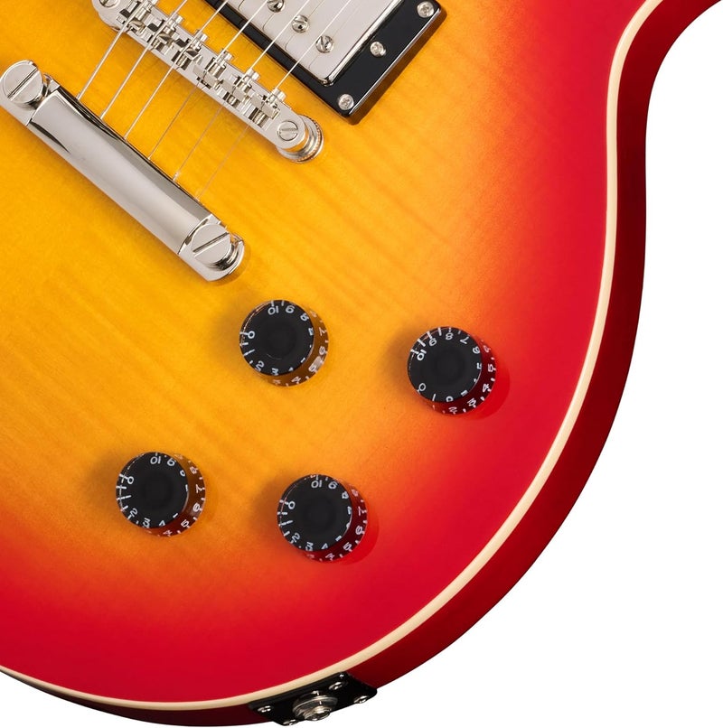 Epiphone Inspired By Gibson Les Paul Tribute Plus Electric Guitar, Heritage Cherry Sunburst - Image 4