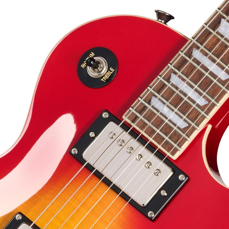Epiphone Inspired By Gibson Les Paul Tribute Plus Electric Guitar, Heritage Cherry Sunburst - Image 3