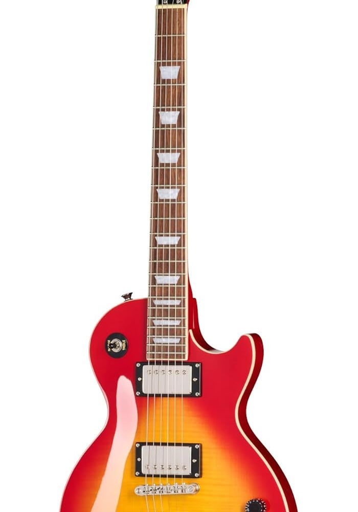 Epiphone Inspired By Gibson Les Paul Tribute Plus Electric Guitar, Heritage Cherry Sunburst - Image 1