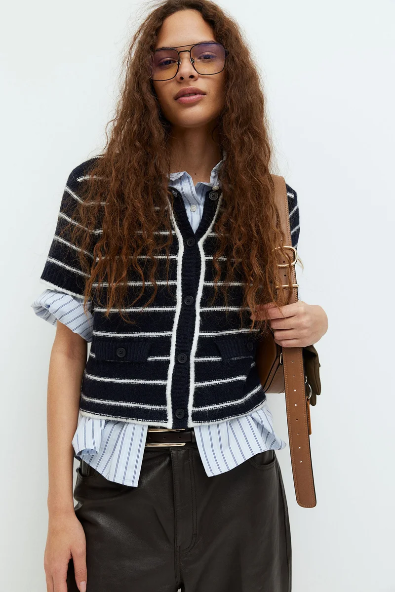 H&M Short-sleeved cardigan