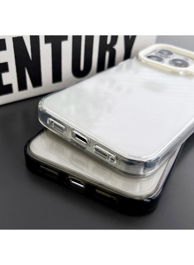 زبون جراب لهاتف iPhone 13 Pro، جراب هاتف هجين من البولي يوريثين الحراري بتصميم دائري مموج ملون - Image 4