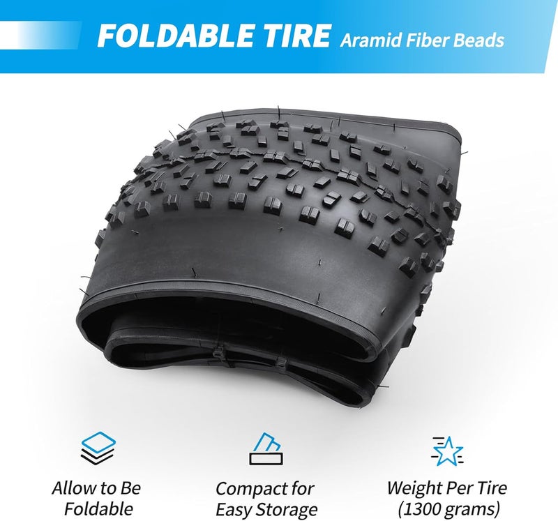 OUXI 20x4.0 Fat Tire Tube and Tire Set - Puncture Resistant Replacement for MTB and E-Bikes - Image 4