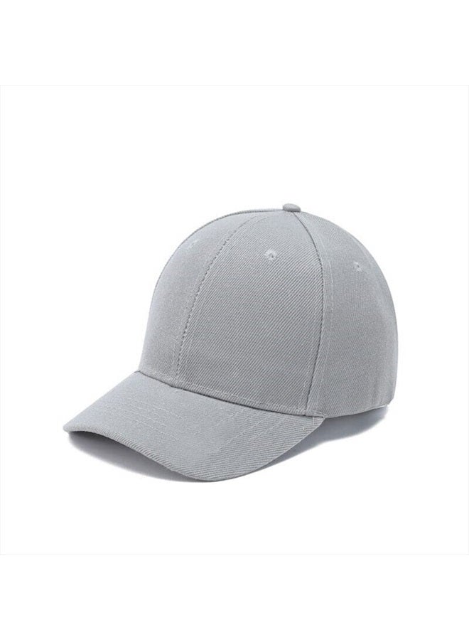 Boolavard Kids Boy Girl Baseball Cap Hat Soft Lightweight Adjustable Size for 2-9 Years (Grey)  - Image 1
