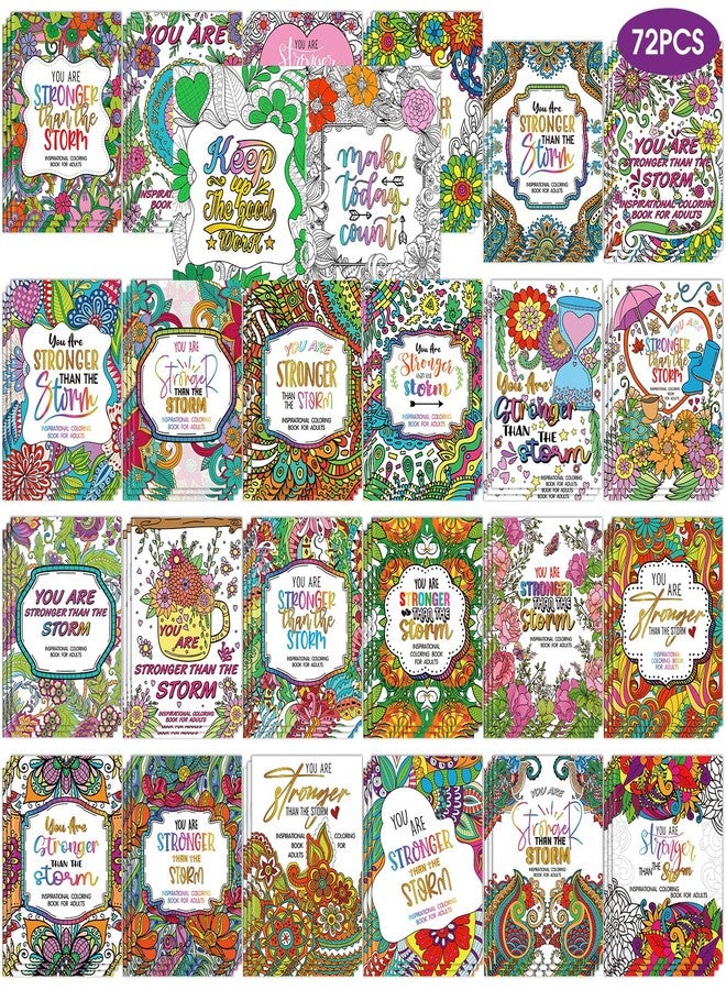 كتاب تلوين سينلود 72 قطعة للأطفال، كتاب تلوين بالجملة، كتاب تلوين فني يمكنك صنعه بنفسك للكبار، كتاب رسم مع كلمات زهور للأطفال الصغار، هدايا حفلات، حشو أكياس الهدايا (تحفيزي) - Image 1