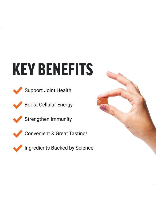 Force Factor Better Turmeric®, Curcumin + Superfoods, Fruit Splash, 60 Soft Chews - Image 4