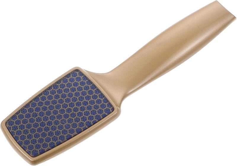 Gold Pedicure Foot Rasp and Foot Skin Trimmer Tool Electroplated Handle Multi-Purpose Dead Skin Remover for Wet and Dry Home Salon Callus Scraper - Image 1