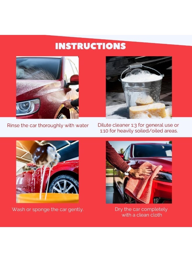 Thrill Professional Car Shampoo 3L – High Foam Car Wash Soap for Deep Cleaning, Shine & Paint Protection  - Image 5