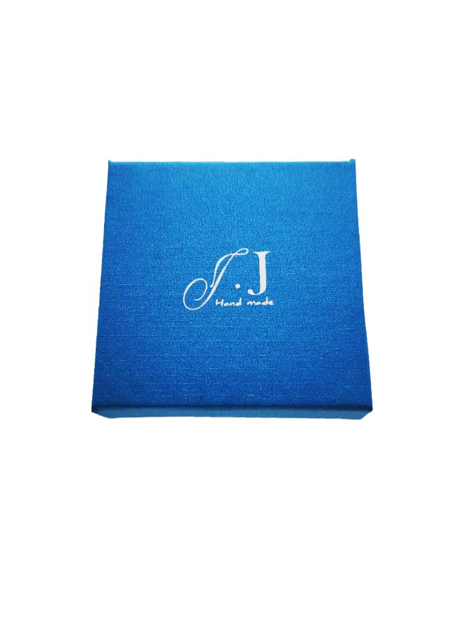 اليشمك أقراط متدلية طويلة مطلية بالفضة على شكل شرابة - Image 3