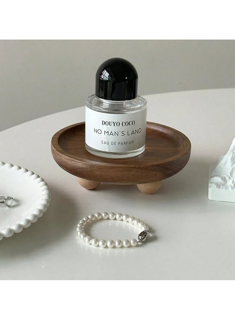 صينية مجوهرات خشبية ريترو 2 قطعة، حامل عطر، صينية عطرية، صينية التقاط مفاتيح المدخل، صينية ديكور منزلي لعيد الحب - Image 4