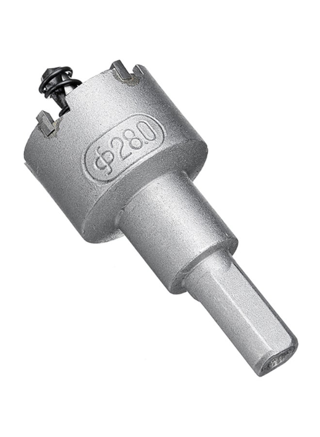 NIBEMINENT 10-Piece Alloy Carbide Tipped Hole Saw Drill Bit Set Silver 0.881kg - Image 2