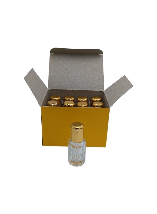 A Set of 12 Size Half Tola Glass Pieces for Oil Perfumes - Image 1