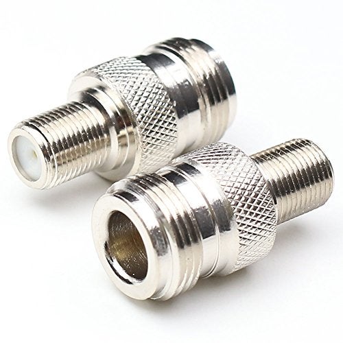 ANHAN F Type Female to N Type Female Connector Adapters RF Coax Straight Antenna Adapter 2Packs - Image 2
