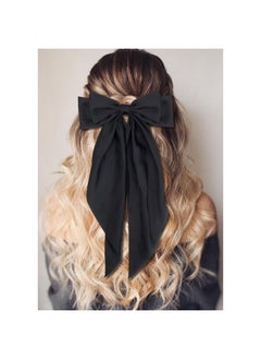 Deoot 6 Pcs Hair Bows Cute Hair Clips For Women Girls Tassel Ribbon Bowknot Hair Clips Black White Hair Bows Hair Accessories For Women Girls  - Image 2