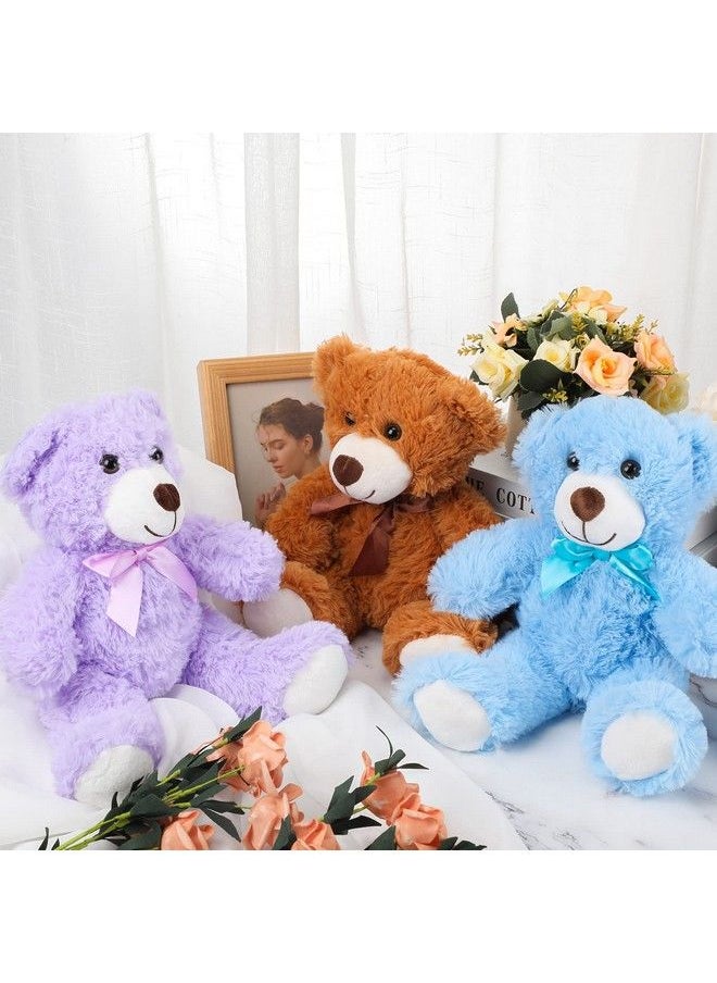Zhanmai - 9 Packs Bear Bulk 14 Inch Plush Bears Stuffed Animals In 7 Colors Stuffed Bears For Graduation Baby Shower Wedding Birthday Party Favors - Image 1