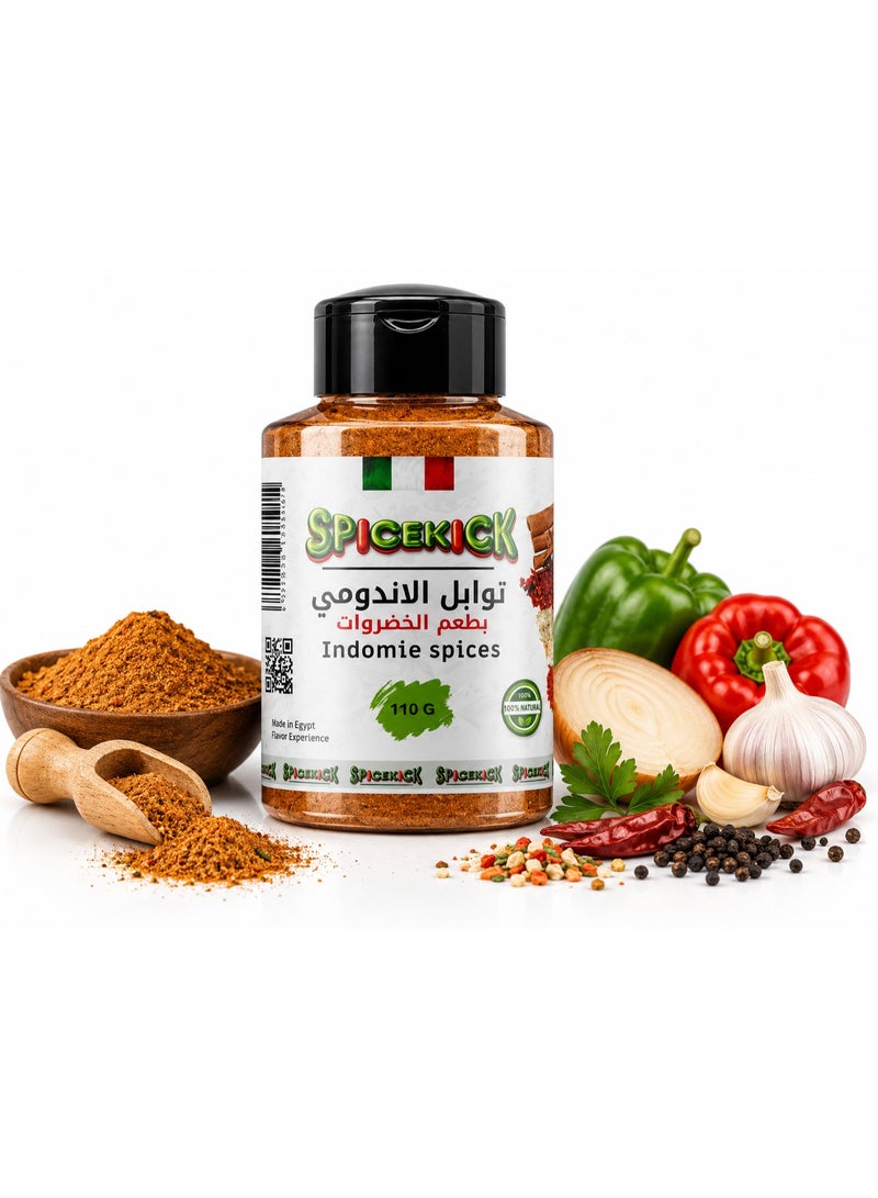 SPICEKICK Vegetable Indomie Seasoning 110g – Special Spice Blend for Vegetable Noodles with Balanced Flavor