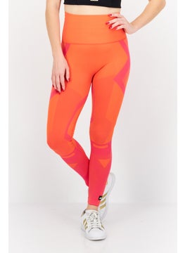 Women Sportswear Fit Training Leggings, True Orange