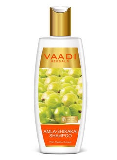 VAADI HERBALS Amla Shikakai Shampoo Hairfall And Damage Control 110Ml  - Image 1