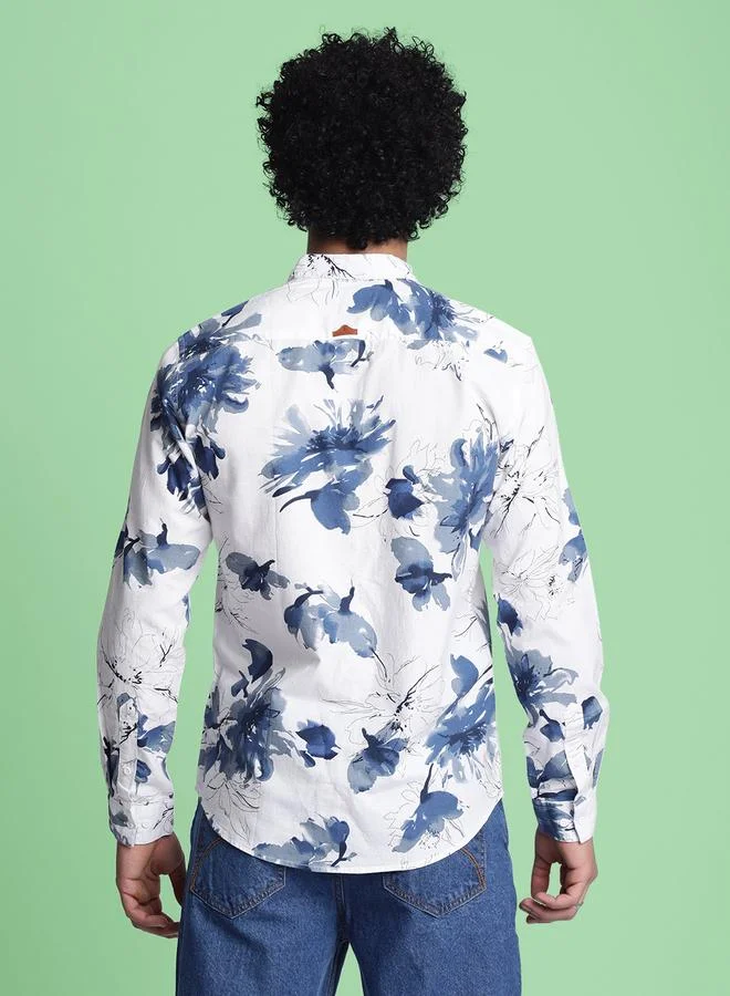 ستايلي Men Printed Slim Fit Casual Shirt by Bene Kleed