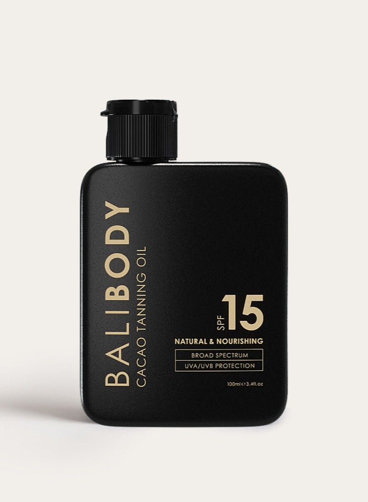 Bali Body Cacao Tanning Oil SPF15 100ml - Image 1