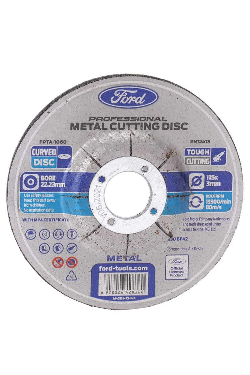 Ford 2 Piece Ford Tools Metal Cutting Disc 115mm X 3Mm - Image 2