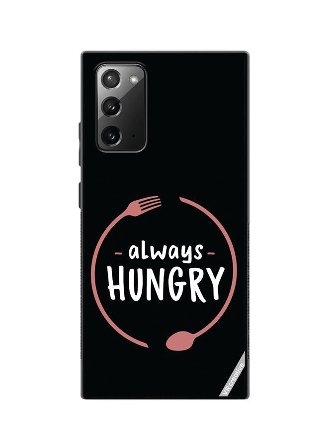 VR CREATIVE Protective Case Cover For Samsung Galaxy Note20 5G Always Hungry Design Multicolour - Image 1