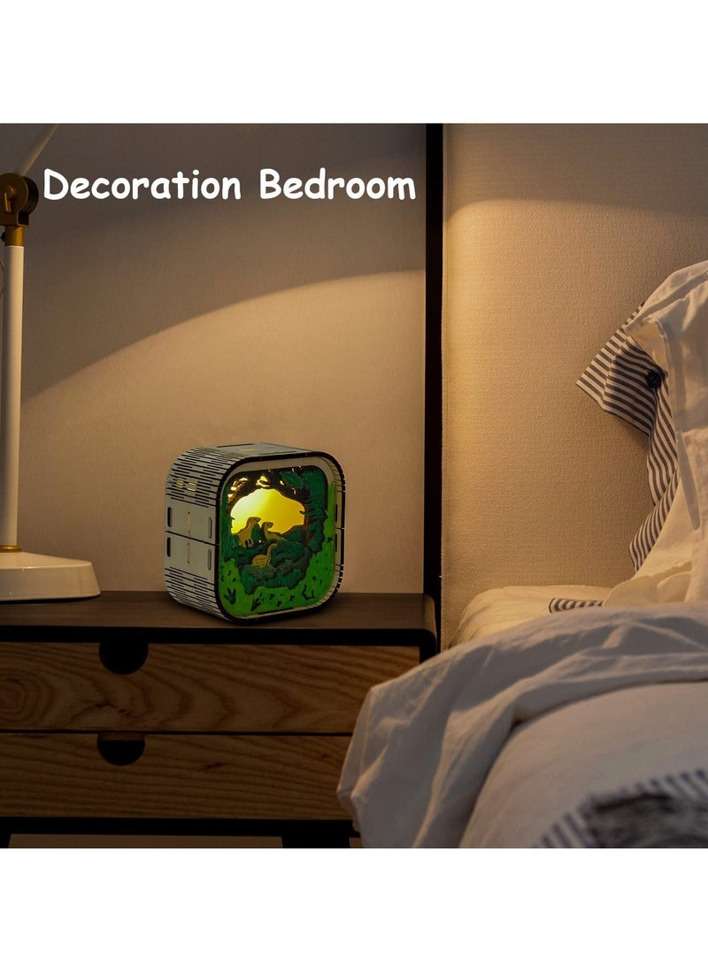 Excefore Painting Kit Crafts for Kids, Paint Your Own Dinosaur Night Light,4 in 1 Arts and Crafts for Kids - Image 3