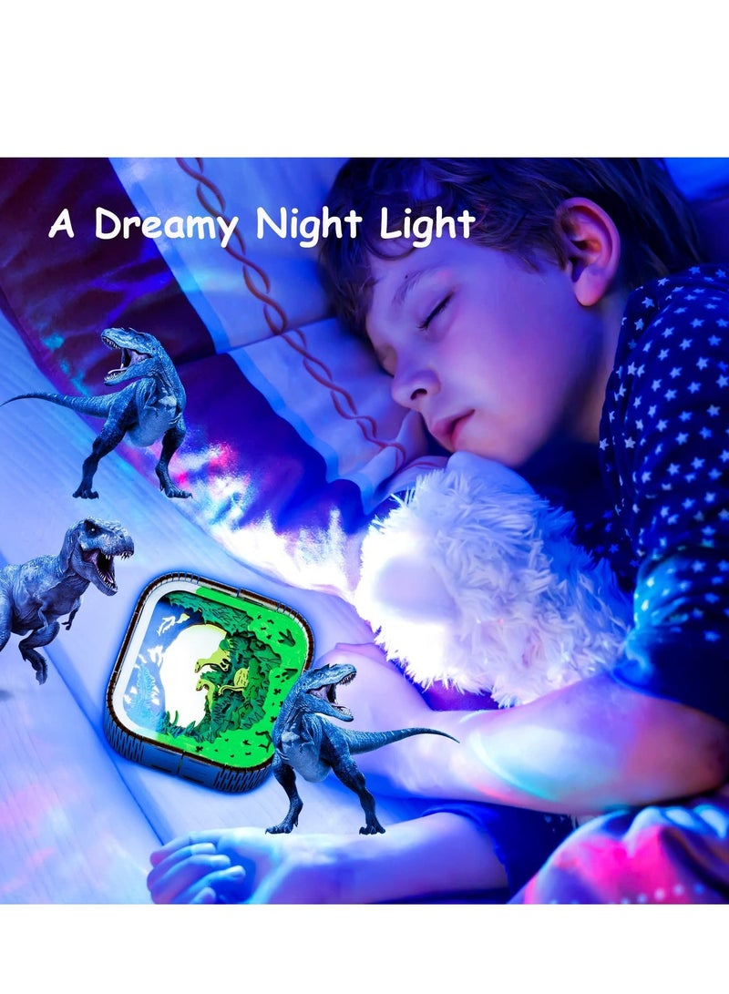Excefore Painting Kit Crafts for Kids, Paint Your Own Dinosaur Night Light,4 in 1 Arts and Crafts for Kids - Image 4