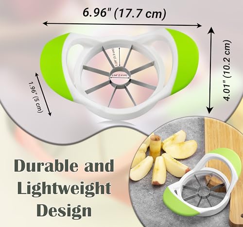 ARSUK Apple Cutter Slicer and Corer (8 Blades) - Thin Slice apple wedger, 2 in 1 Apple Core Remover and Cutter Tools, Non-Slip Soft Grip Handles - Image 4