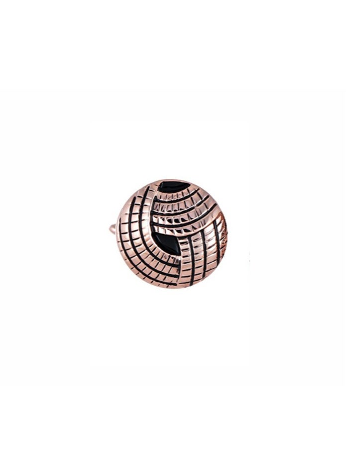 Philippe Moraly - Stainless Steel Cufflink for Men PMS067B - Image 1