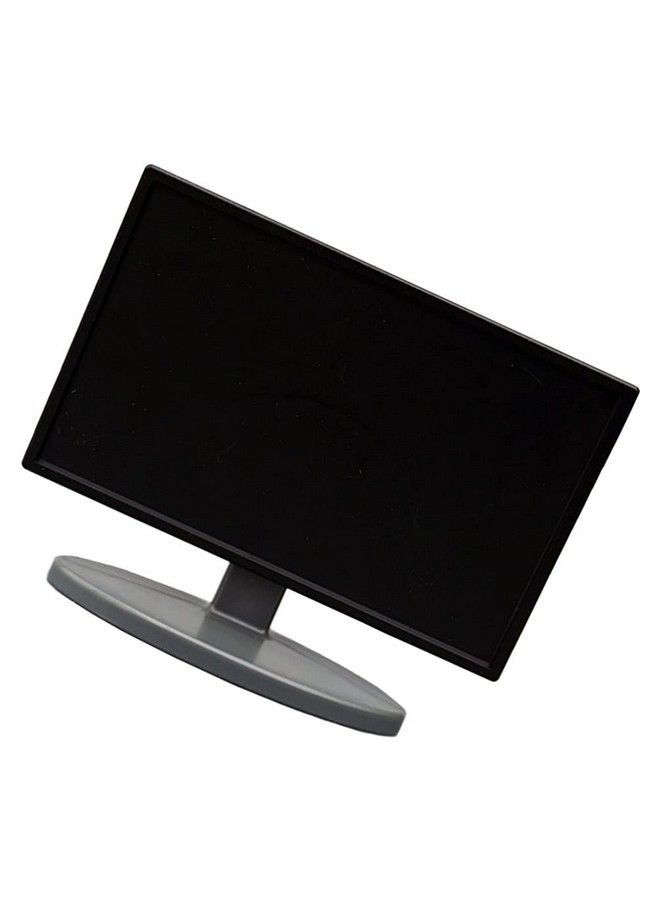 Toyvian Dollhouse Miniature Tv Television Simulation Plastics Black Television Furniture Mini Furniture Model Dollhouse Decoration Accessories For Dollhouse Fairy Garden Decoration - Image 1