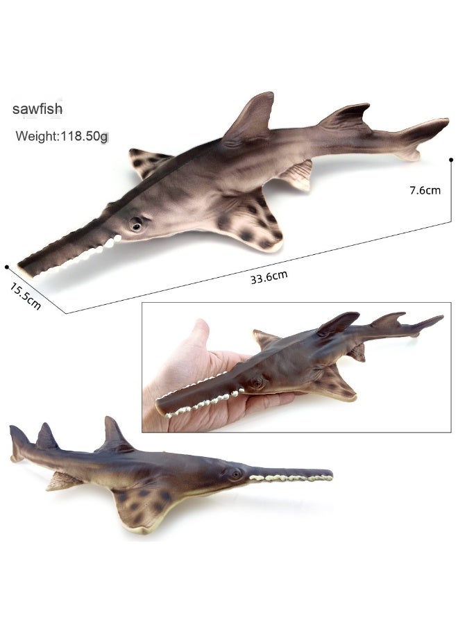 NIBEMINENT Realistic Ocean Animal Toys - Pufferfish, Octopus, Shrimp, Starfish, Crab, and More