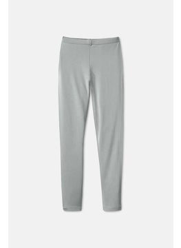 Tchibo Kids Girl Plain Pull On Leggings, Light Grey  - Image 2