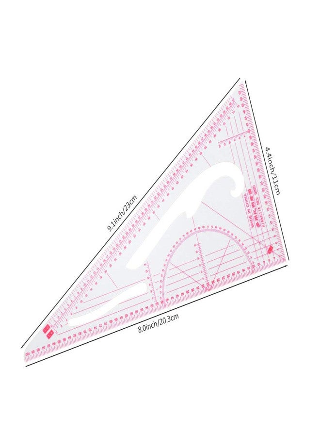 NEWMAY 6 Stlye Sew French Curve Ruler Metric Shaped Plastic Sewing Tools Measure Ruler for Sewing Pattern Making Design DIY Dress Clothing, Bendable Drawing Template Perfect for Designers and Tailors - Image 5