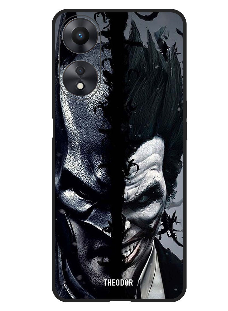 Theodor Protective Case Anti Scratch Shock Proof Bumper Cover For Oppo F23 5G Batman & Joke_r - Image 1