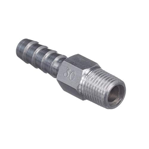 Attwood 88FAS014-6 Fuel Tank Fitting — Male Thread, Anti-Siphon Valve, ¼-in. NPT x 3/8-In. Barb, Aluminum - Image 2