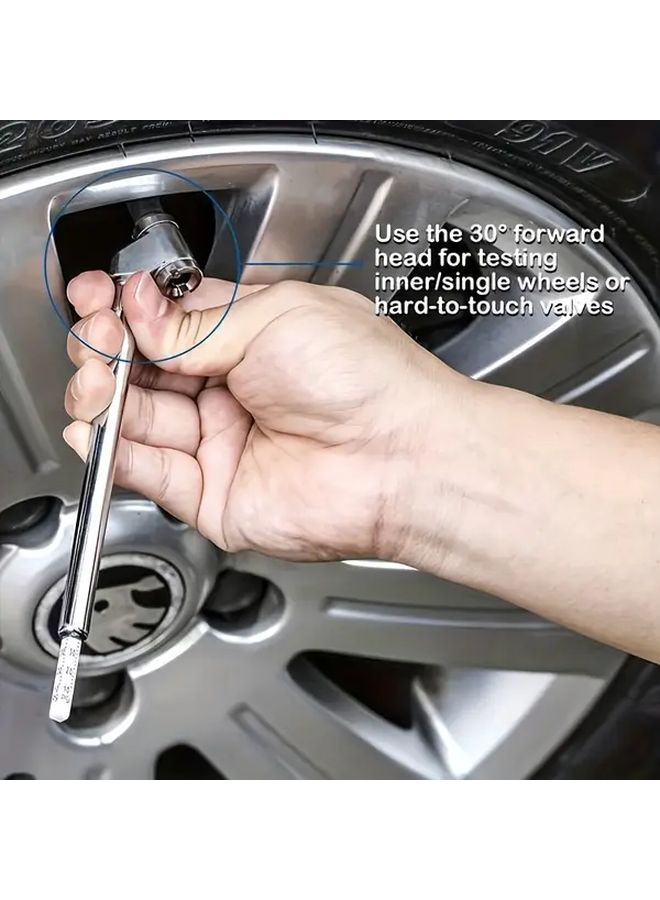 Heavy Duty Pressure Rod Universal Manual Tire Gauge For Cars Motorcycles Bicycles - Image 5