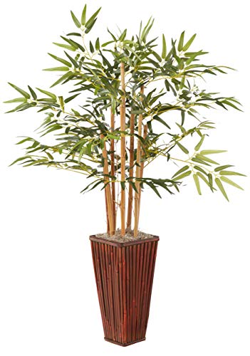Nearly Natural Nearly Natural 4ft Bamboo with Decorative Planter 