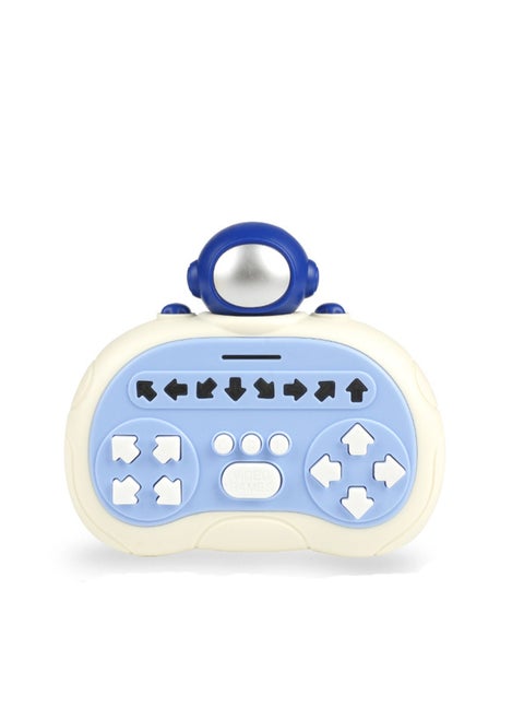 Handheld Educational Rhythm Dance Machine, Rhythm Master Click Music, Quick Push Game Machine Educational Level-Breaking Decompression Children'S Toys (Astronaut)