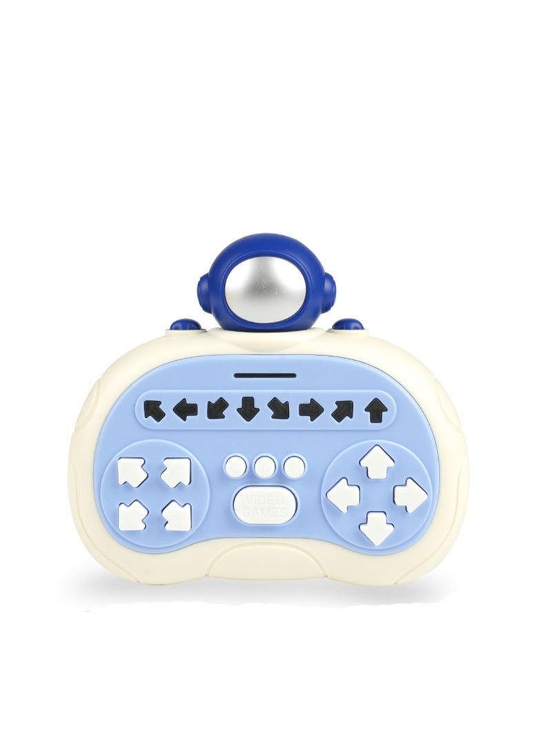 Handheld Educational Rhythm Dance Machine, Rhythm Master Click Music, Quick Push Game Machine Educational Level-Breaking Decompression Children'S Toys (Astronaut)