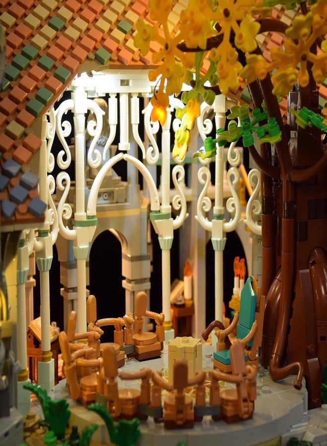 LightGo LED Lighting Kit Designed for The Lord of The Rings Rivendell Compatible with Lego 10316 Building Set - Not Include Model (Remote Version) - Image 4